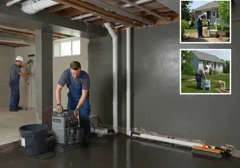 Basement Waterproofing and Flood Prevention process in Marion, IL